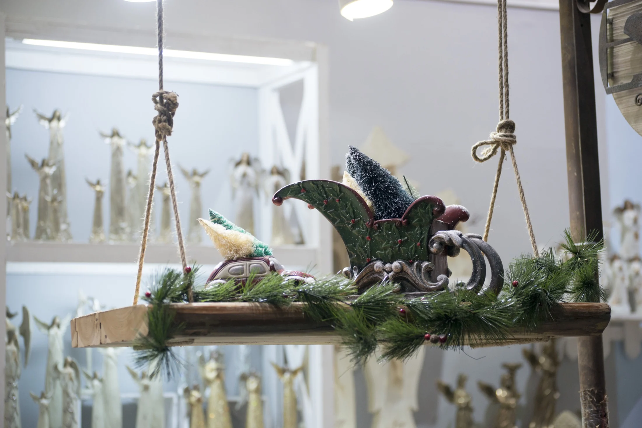LANDY Christmas sleigh craft display